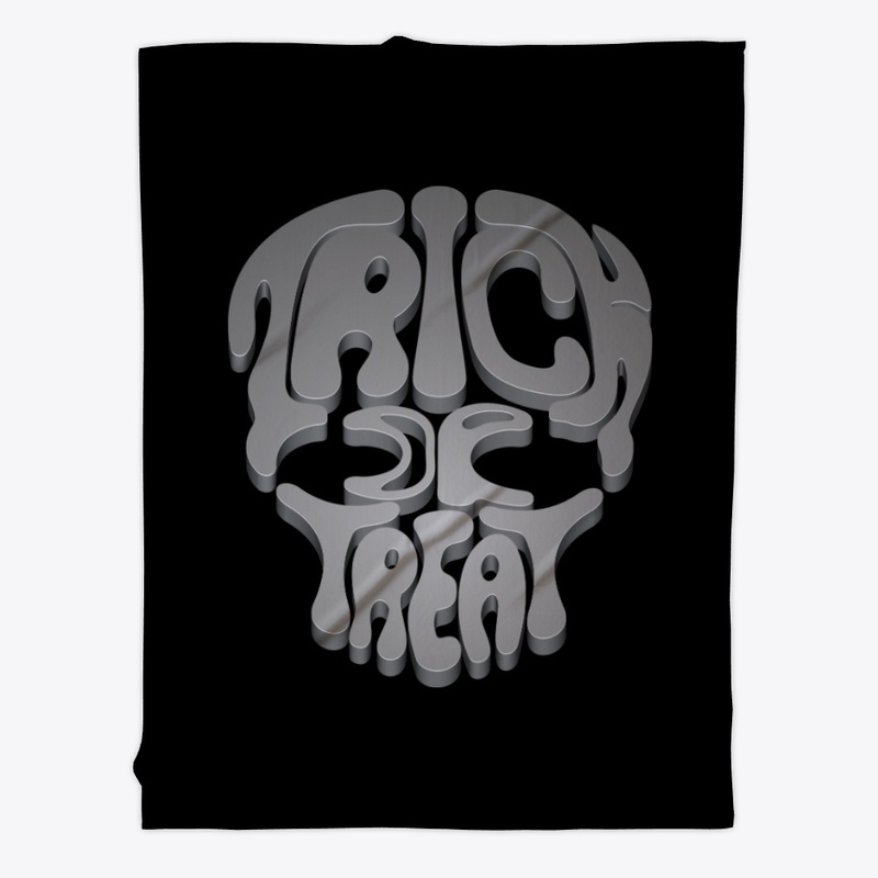 Trick or treat halloween skeleton