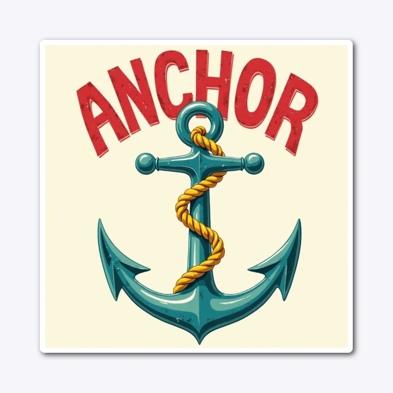 Vintage Anchor T-Shirt|Nautical Graphic
