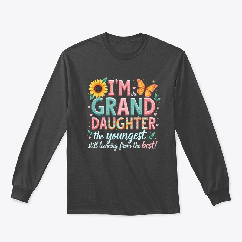 Funny Granddaughter Sunflower Butterfly