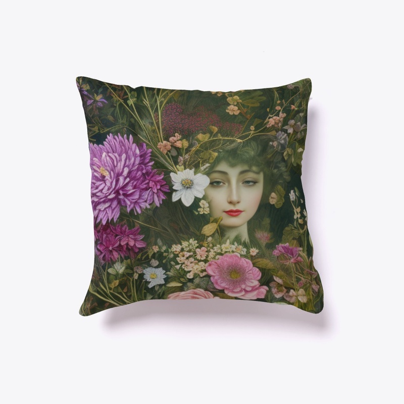 Enchanted Garden Vintage Botanical Fairy