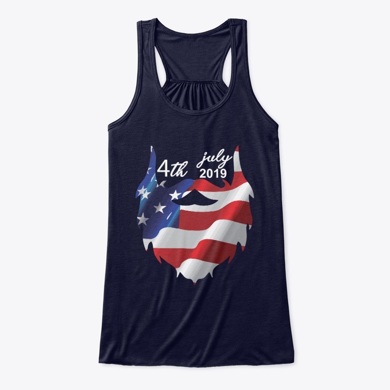 USA Anniversary Beard Lover's T-Shirt