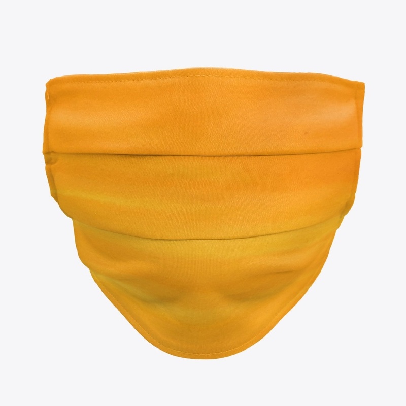 Yellow Watercolor Face Mask