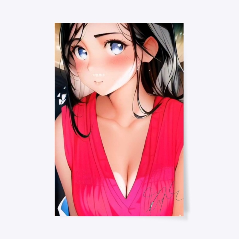 Anime Manga Themed Teen Girl