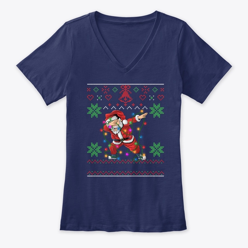 Dabbing Santa Ugly Christmas Design