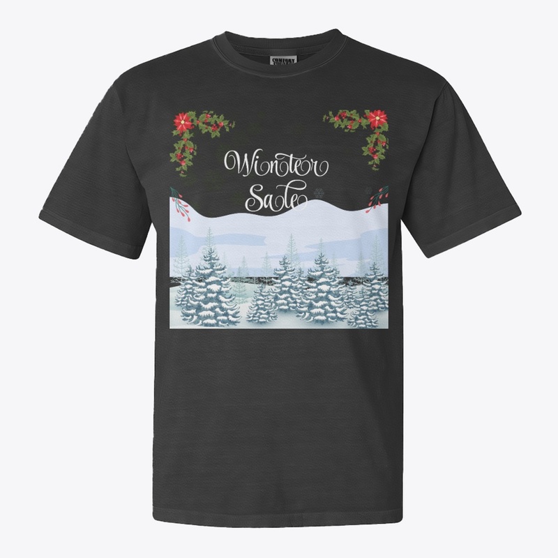 Elegant Winter Sale Snowy Forest 