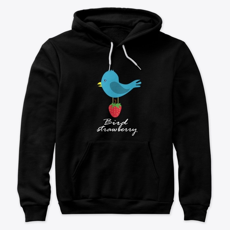 Bird and Strawberry 