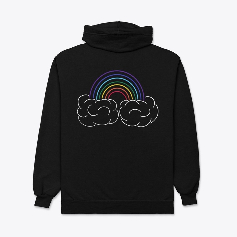Rainbow and Puffy Clouds