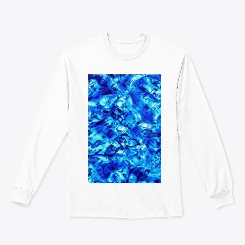 Blue Water Abstract