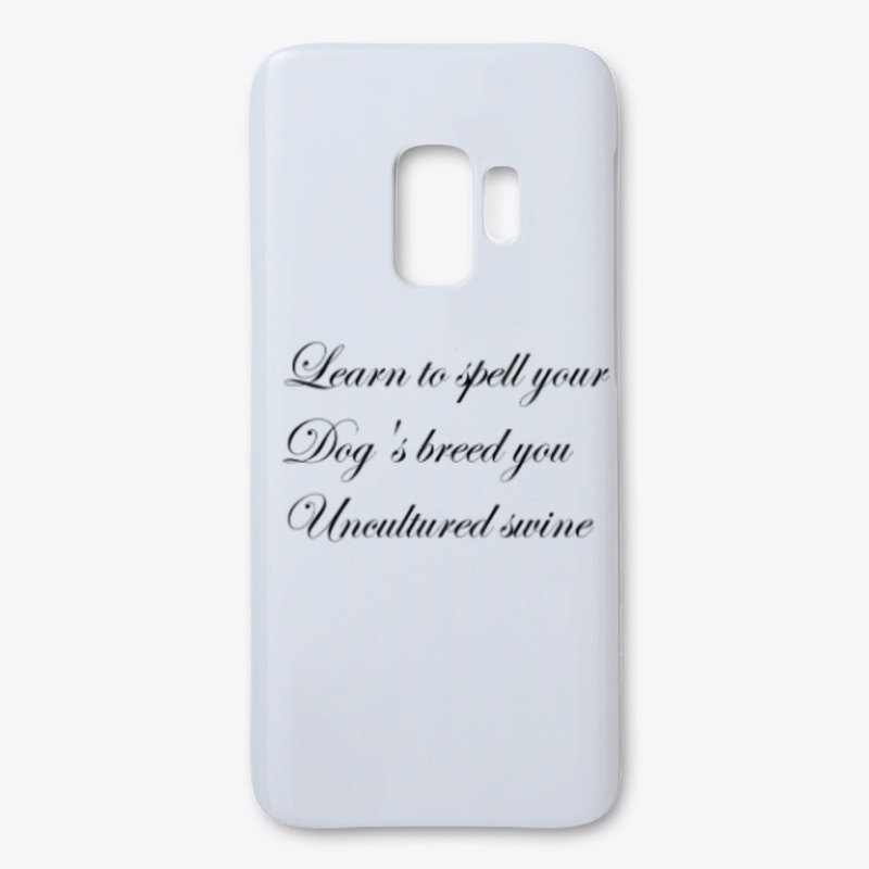 Learn to spell your dog's breed samsung