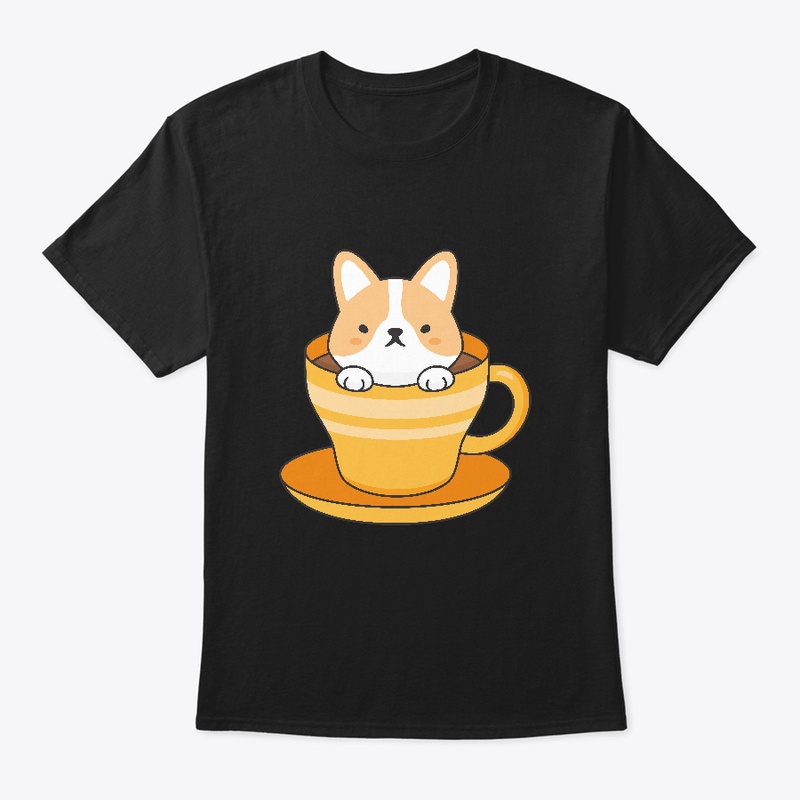 Corgi Teacup Kawaii