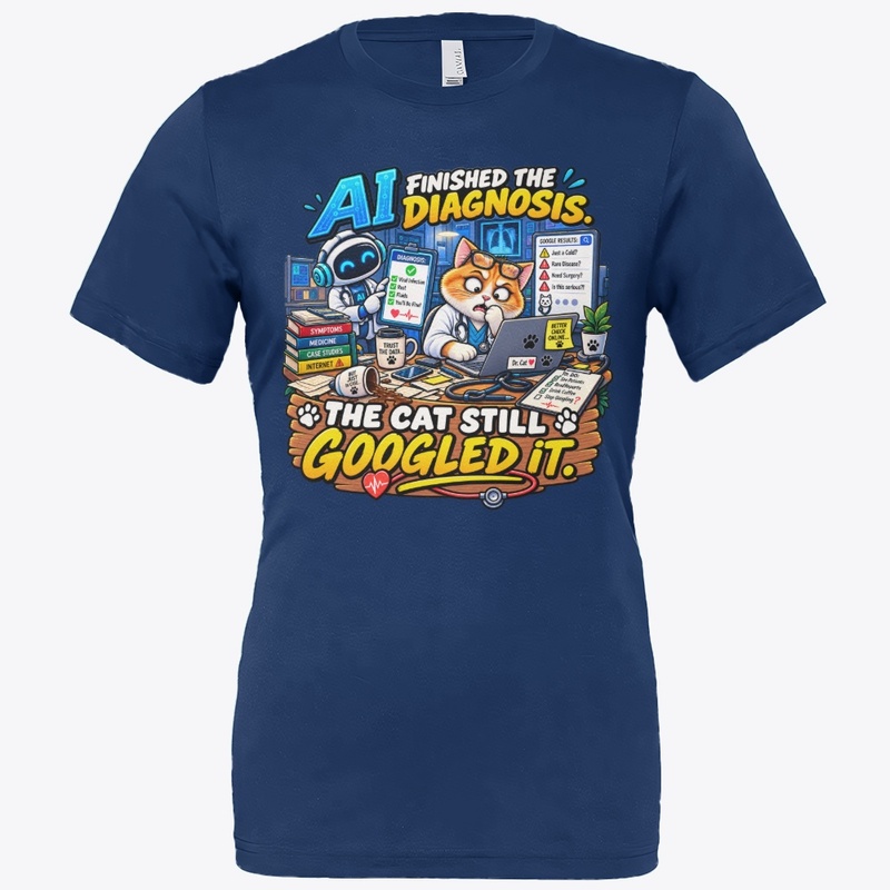 AI Finished the Diagnosis, The Cat Still