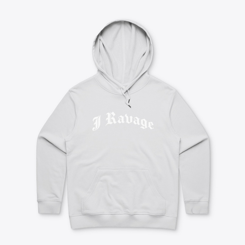 J Ravage Name Text White