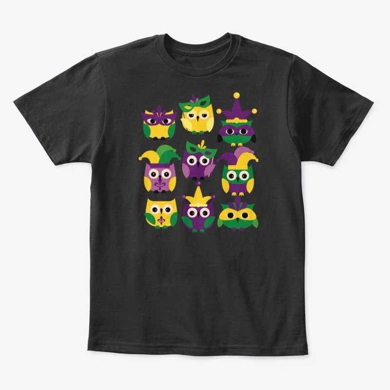 Mardi Gras Gift For Owl Lover