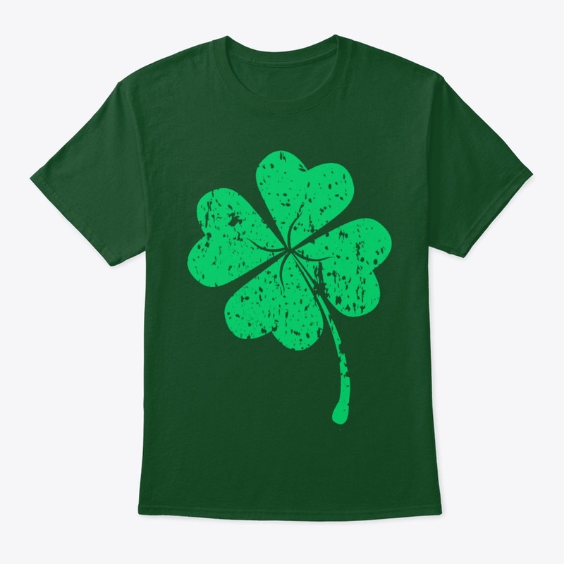Kids Lucky Four Leaf Clover Luck Of The 