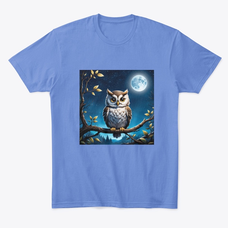 "Cute Owl Charm Tee" #CuteOwlDesign
