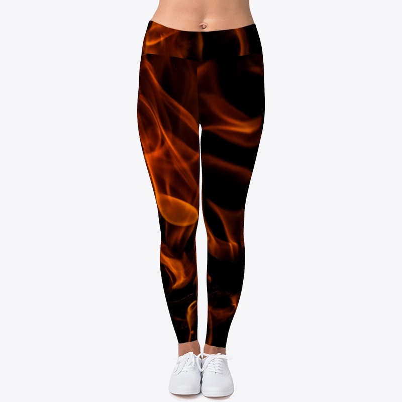 Blazing Fiery Warm Campfire