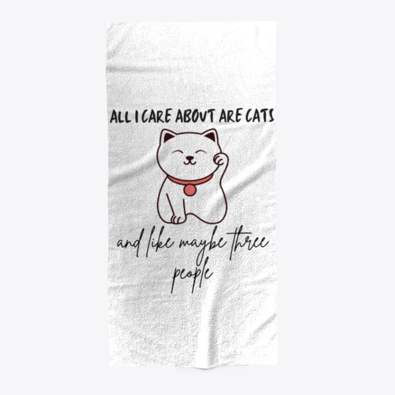 All I Care About Are Cats And 3 People