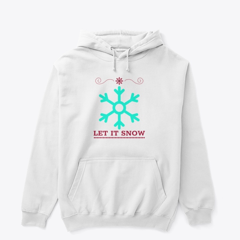 Christmas Let It Snow Flake