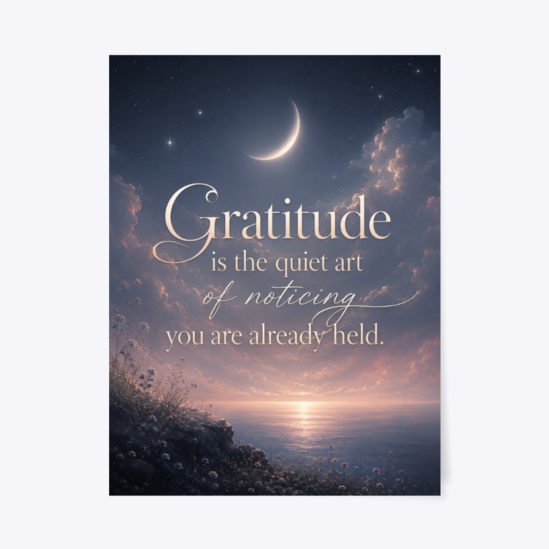Already Held Gratitude Print