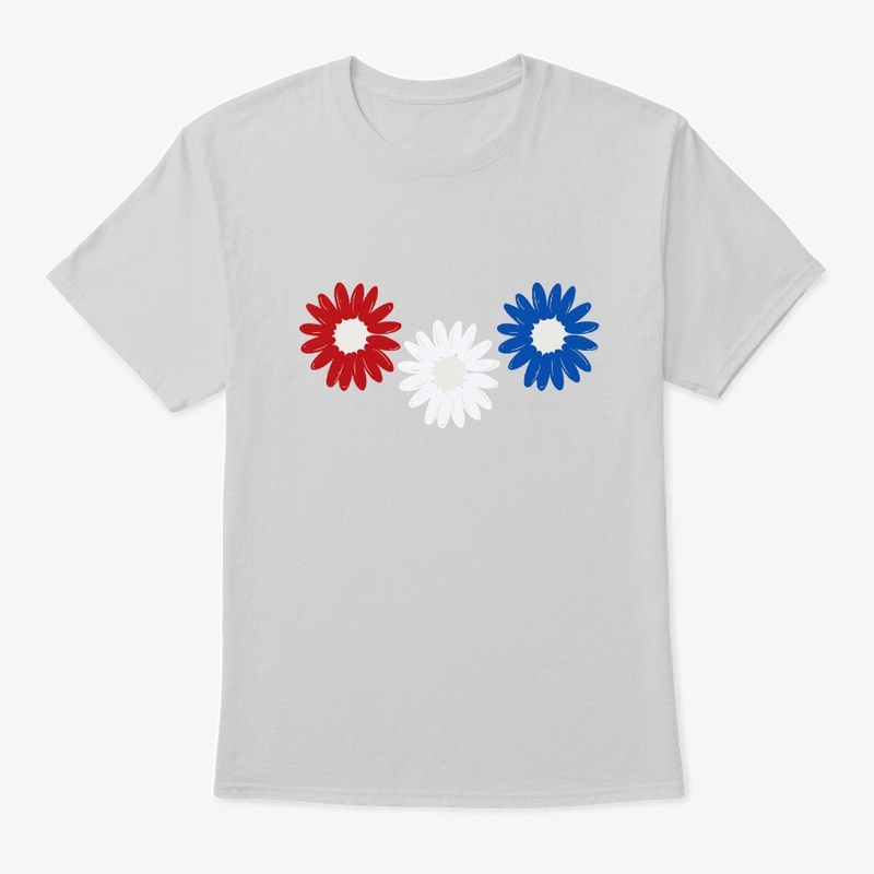 RED WHITE BLUE Flowers