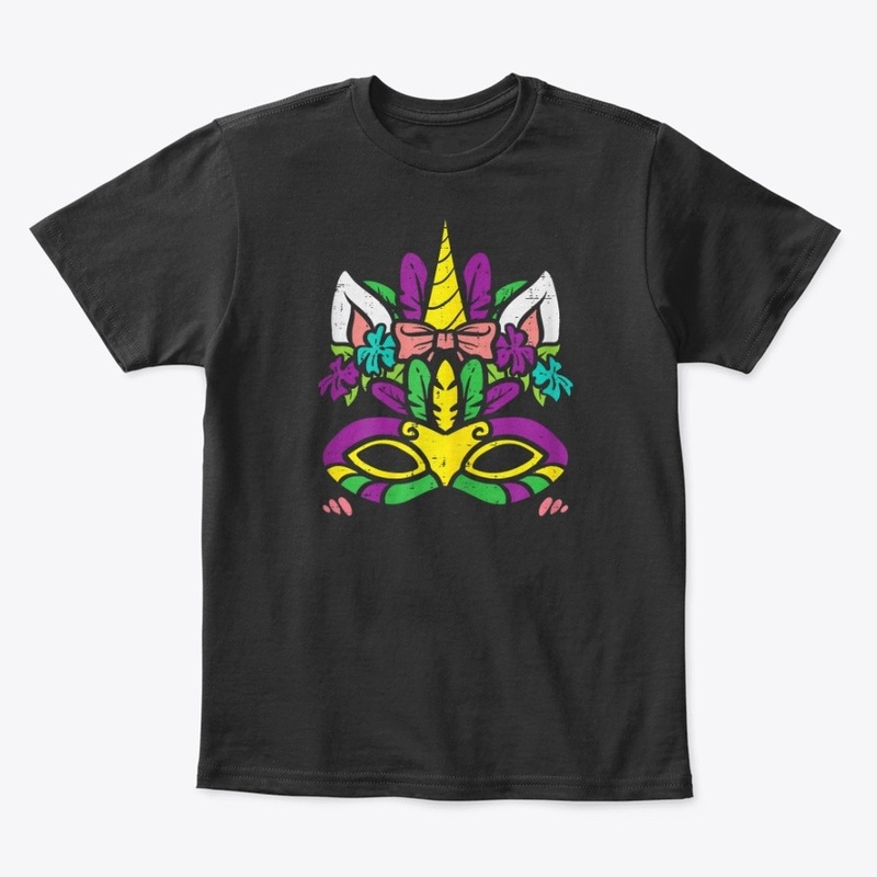 Unicorn Head Mardi Gras Mask