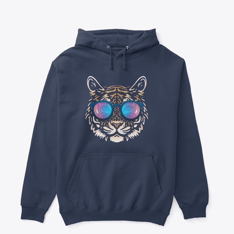 Cute Tiger in Sunglasses (Colored+sg06)