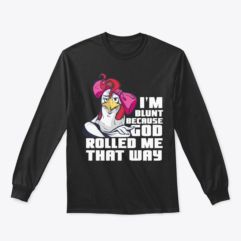 Funny Rooster Lover Gift God Rolled Me