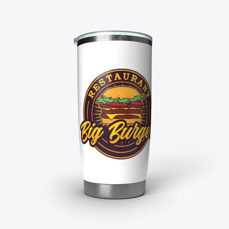 Vintage retro burger label  logo