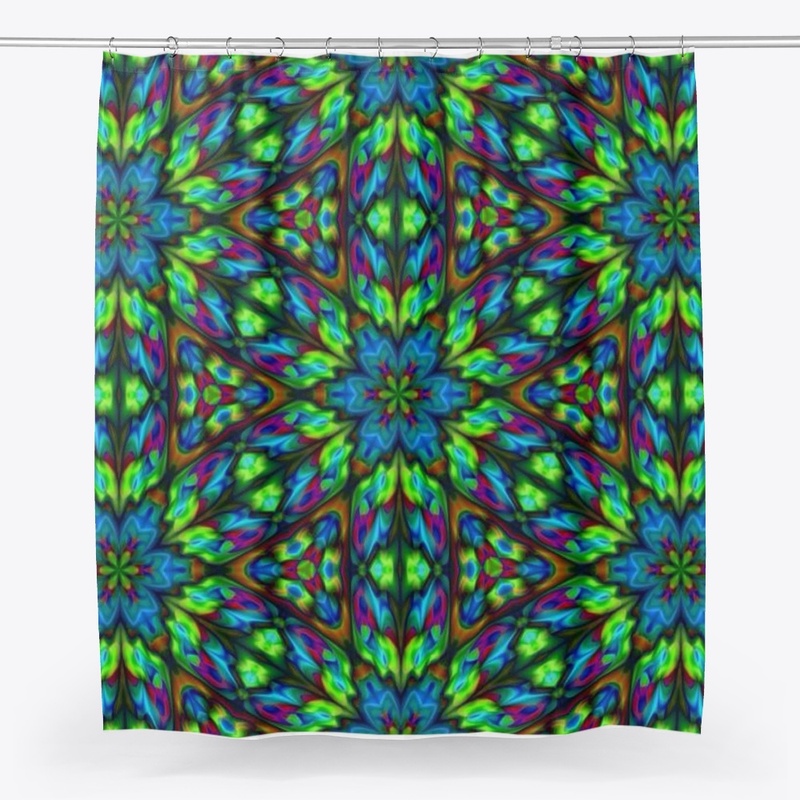 Blue Green Kaleidoscope