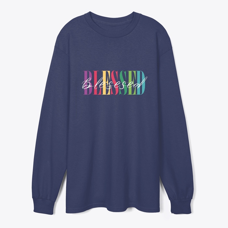 The "Blessed" t-shirt design 