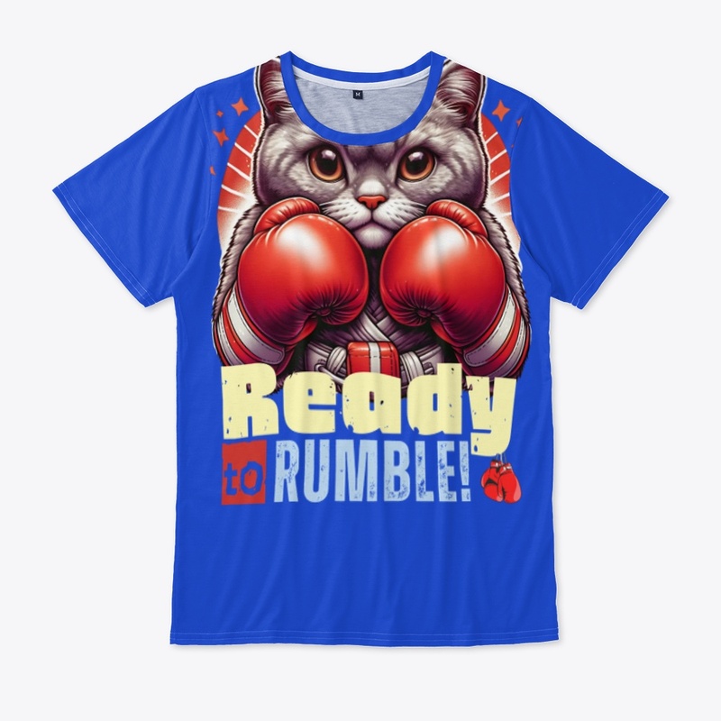 Ready to Rumble Boxing Cat Tee