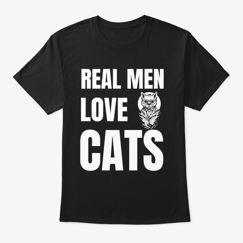 REAL MEN LOVE CATS T SHIRT, GIFT TSHIRT.