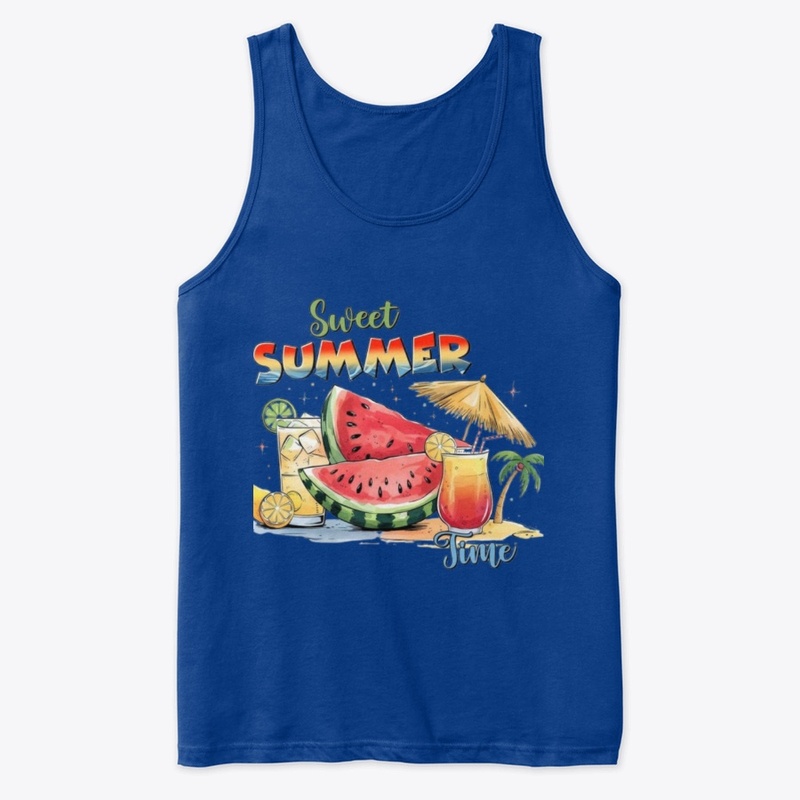 🍉 Sweet Summer Time Premium Tank Top 🍹