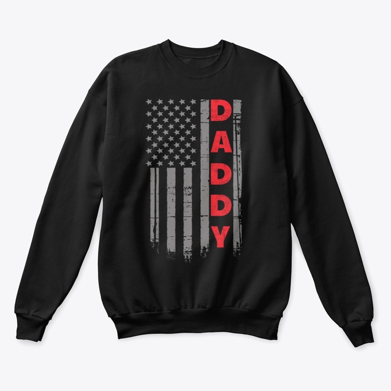 USA Flag Daddy Patriotic Dad Hoodie