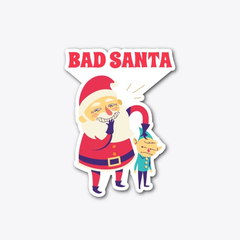 Christmas, Santa is mean to an elf.