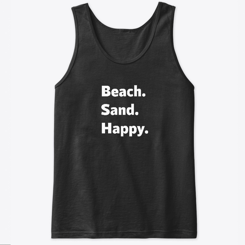 Beach. Sand. Happy.