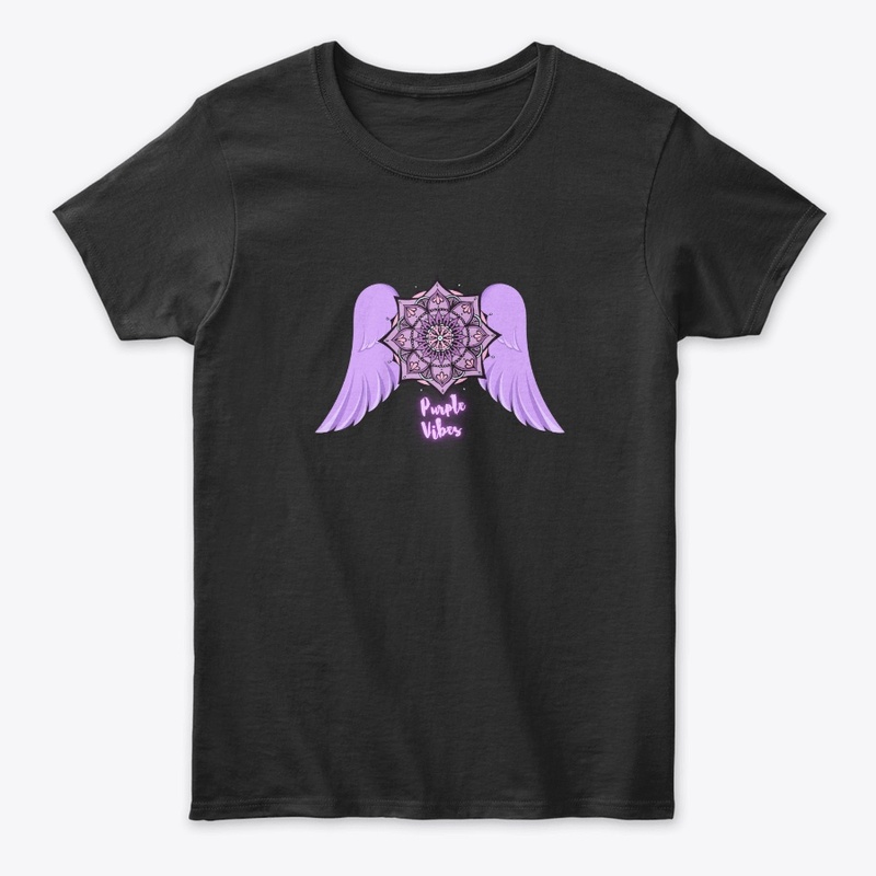 Purple Vibes Mandala Wings
