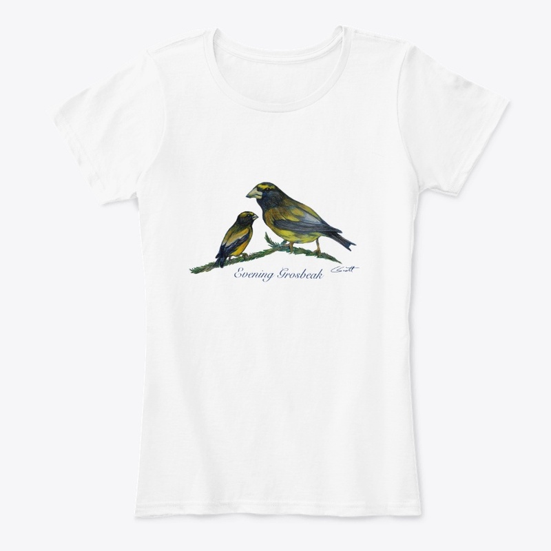 Women's Comfort Tee - Evening Grossbeak