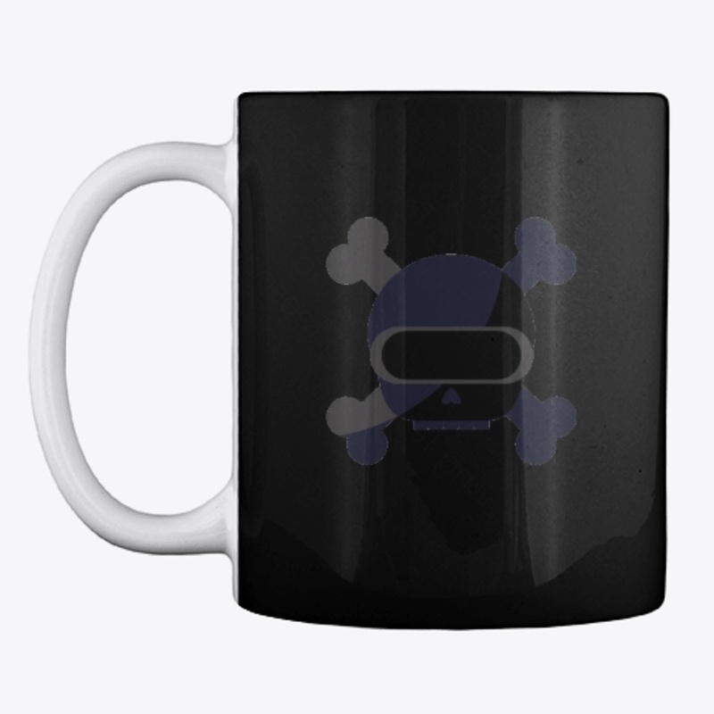 Micro Skully (BLack & BLue)