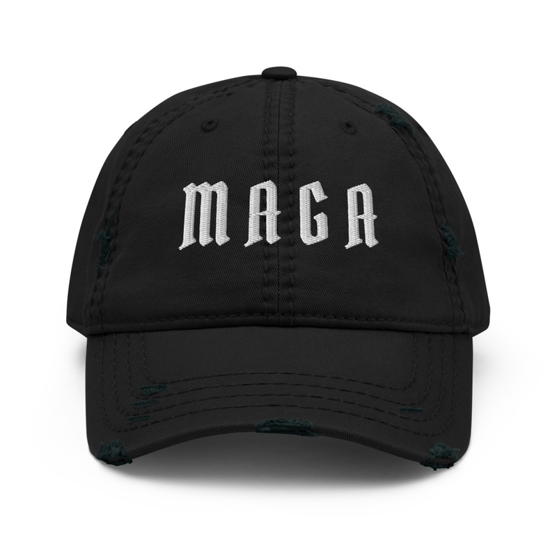 MAGA Distressed Dad Hat