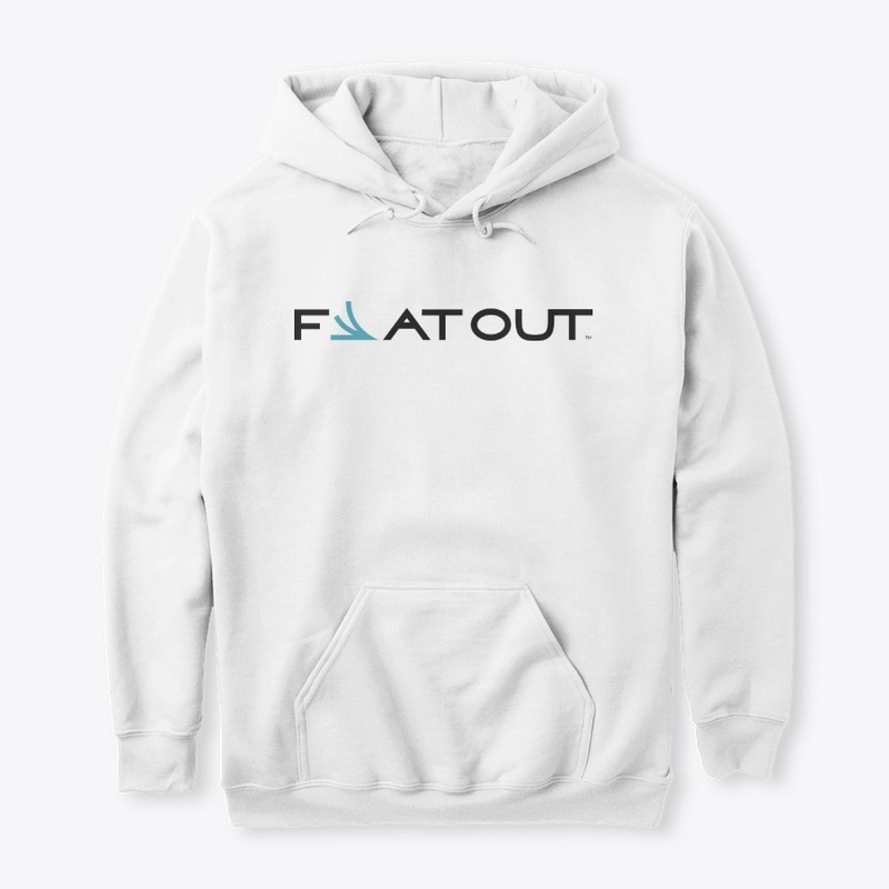 Flat Out Hoodie White