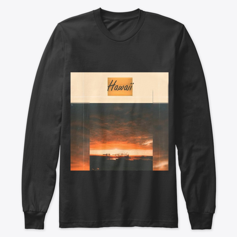 Hawaii Orange Sunset