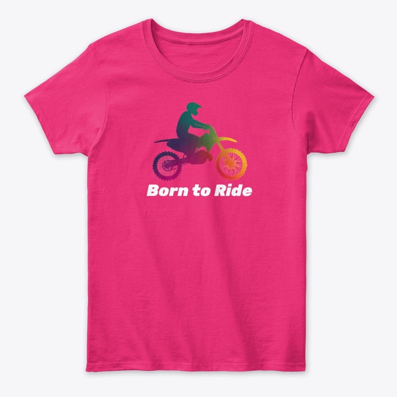 Born to Ride Dirt Bike Riding Shirt