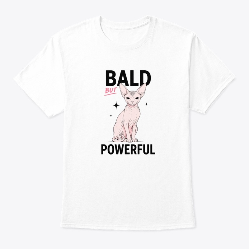 Bald But Powerful Sphynx Cat