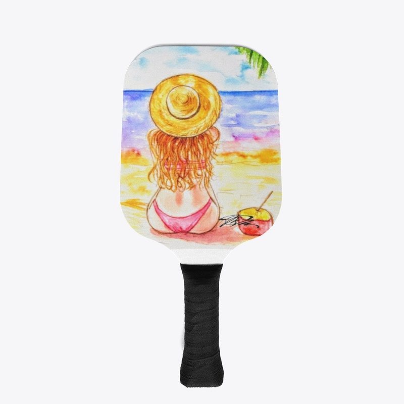 Cool drink on the beach