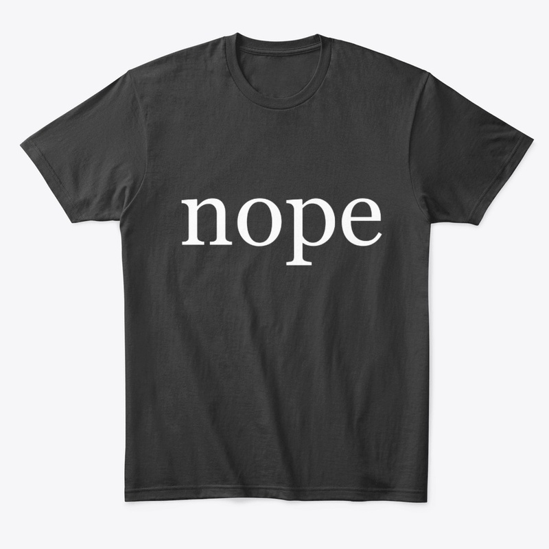 Nope Written in White