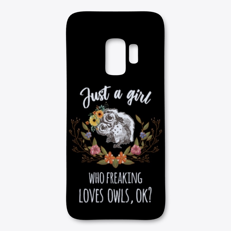Just Girl Freaking Loves Owls Boho Style