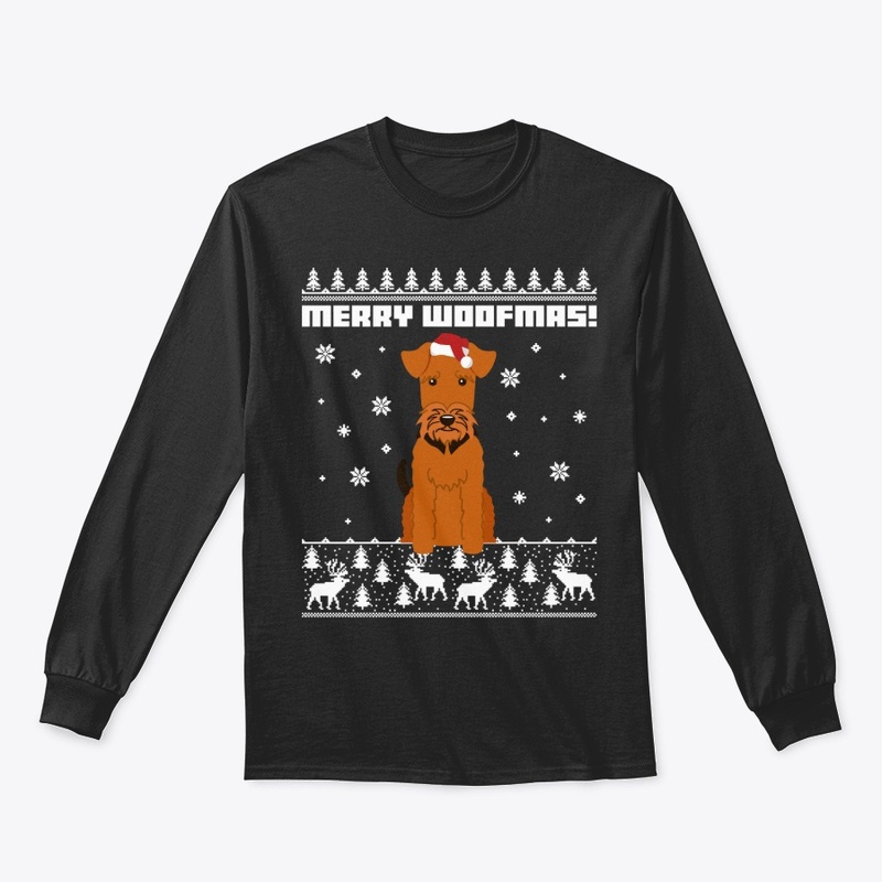 Welsh Terrier Merry Woofmas, Ugly 🎄 
