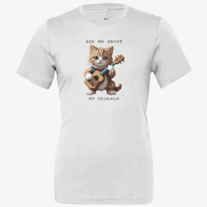 Ask me about my ukulele