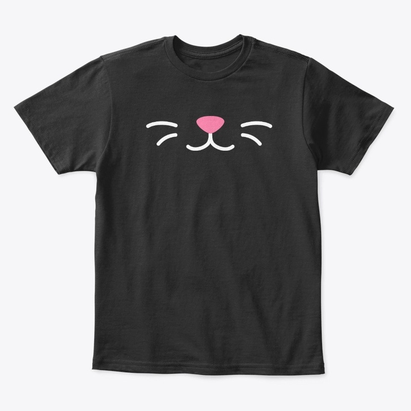 Cat lips face white
